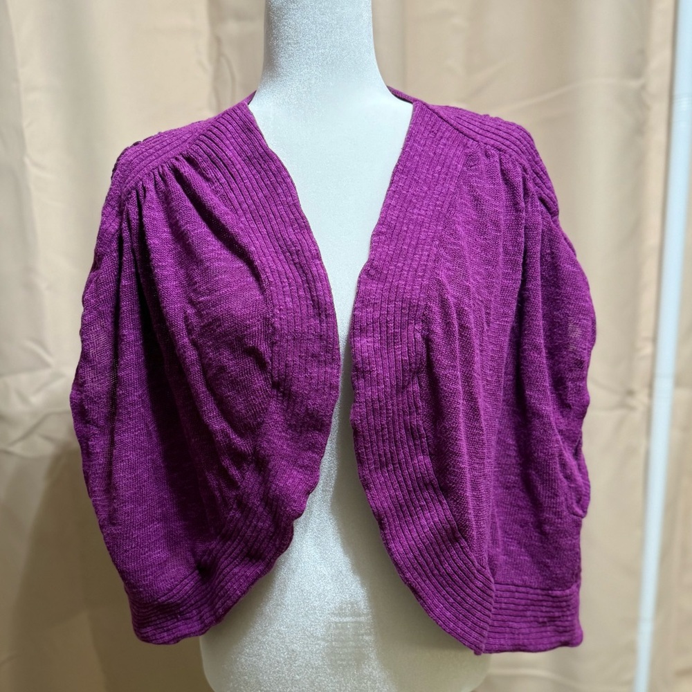 Lane Bryant Purple Knit Shrug - Size 26/28